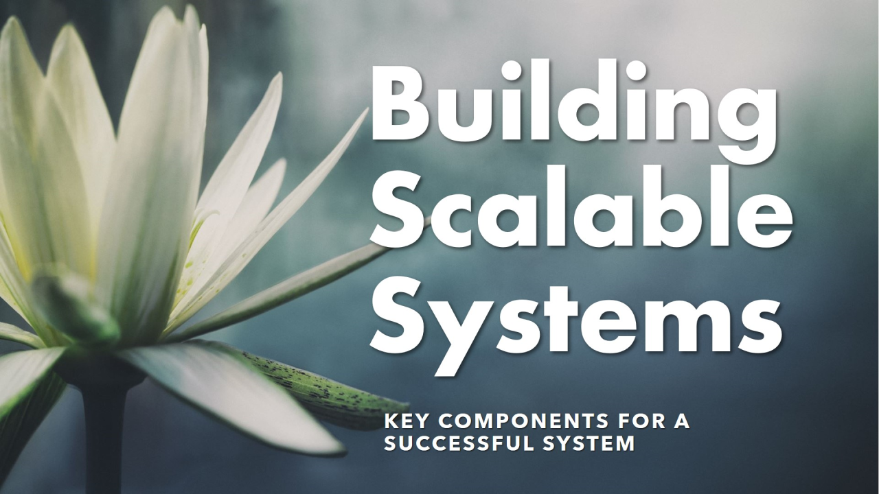 Important Techniques & Components for Scalable System (Photo Credit: LinkedIn Image)