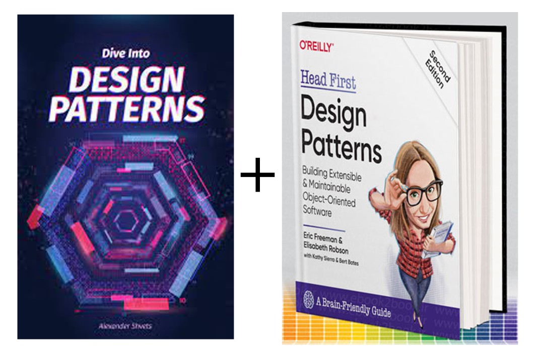 Head First Design Pattern + Dive Into Design Pattern (Photo Credit: myself)