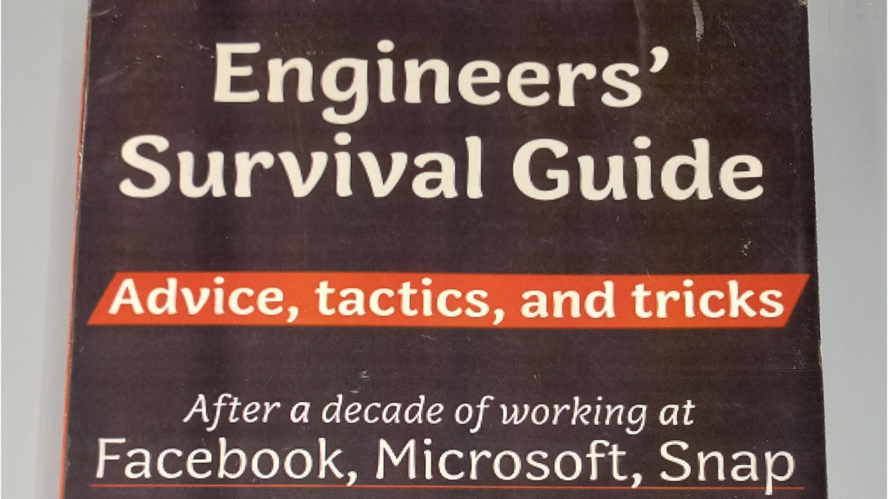 Engineers Survival Guide Book (Photo Credit: Google)